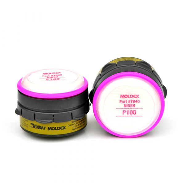 reusable multi-gas cartridge filters for respirator face mask