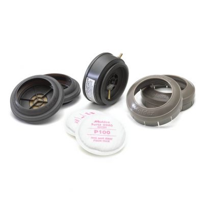 three replacement cartridges and filters perfect for reusable respirator masks