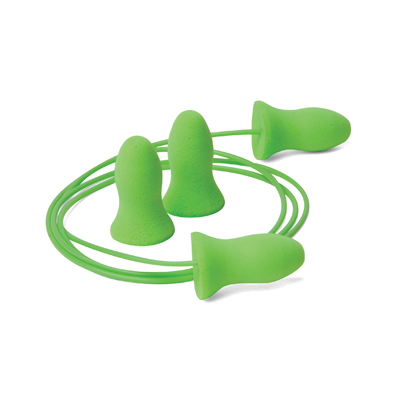 disposable foam earplugs along with removable cord